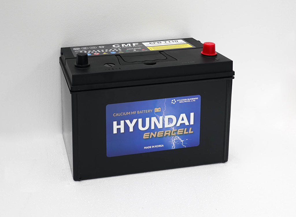 EFB-D31L / EFB-T110L - 810CCA (SAE) / 740CCA (EN) 12V EFB START-STOP BATTERY HYUNDAI ENERCELL image 0