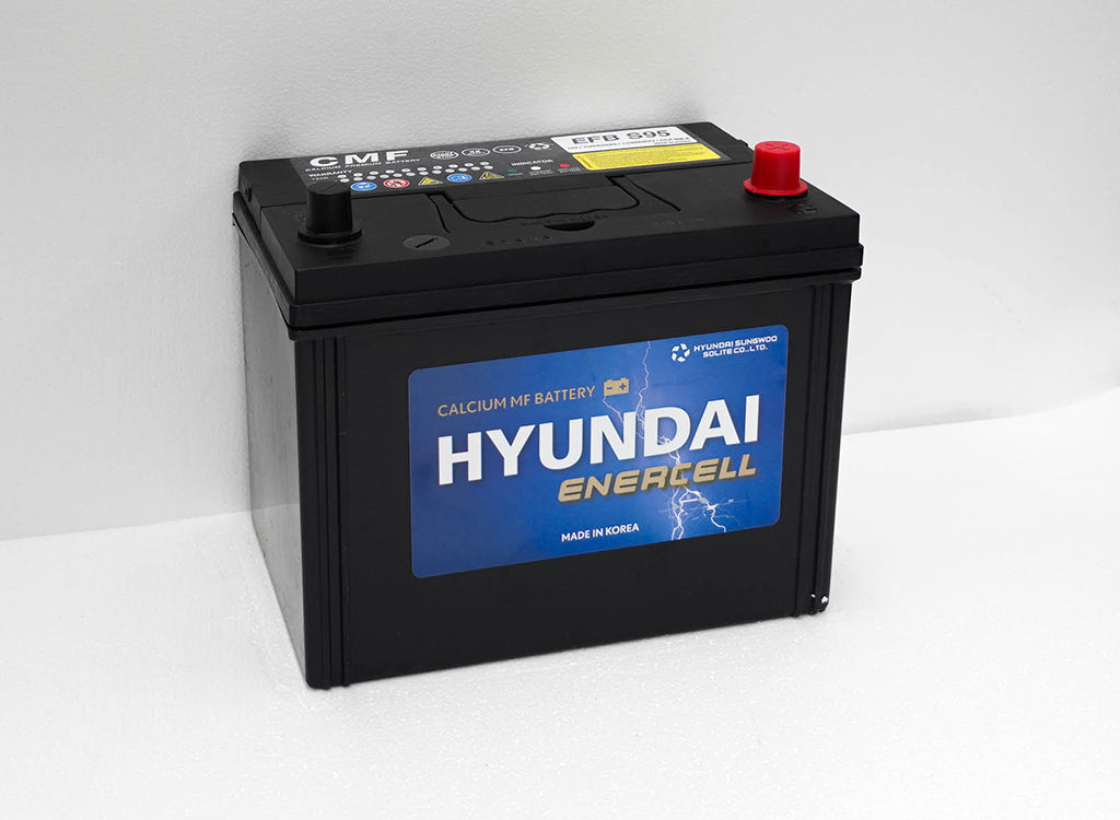 EFB-D26L / EFB-S95L - 740CCA (SAE) / 680CCA (EN) 12V EFB START-STOP BATTERY HYUNDAI ENERCELL image 0