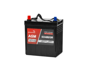 S34B20R / AUXB20R - 340CCA 12V AGM / HYBRID CAR BATTERY DURAMAX