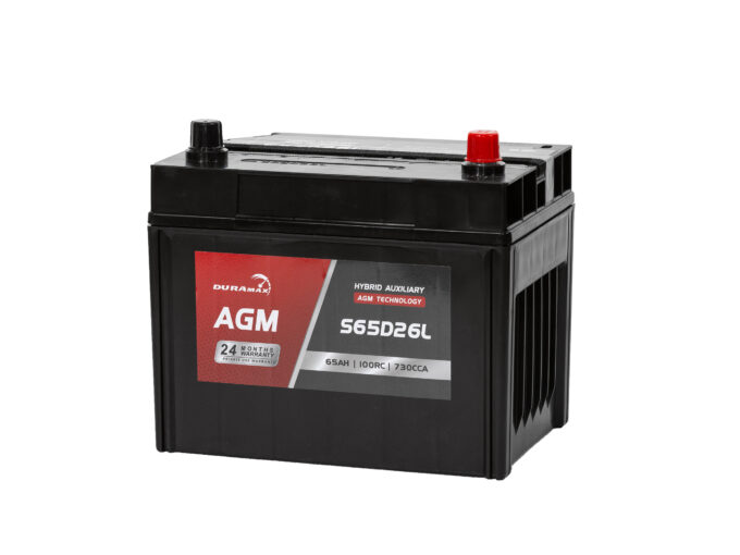 S65D26L / AUXD26L - 730CCA 12V AGM / HYBRID CAR BATTERY DURAMAX