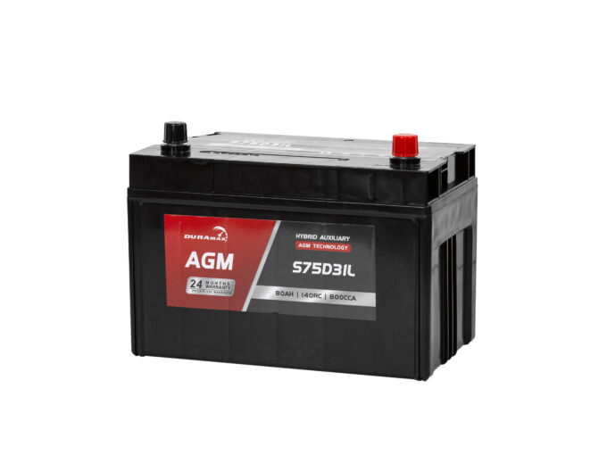 S75D31L / AUXD31L - 800CCA 12V AGM / HYBRID CAR BATTERY DURAMAX